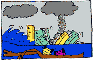Chaos: floods, storms