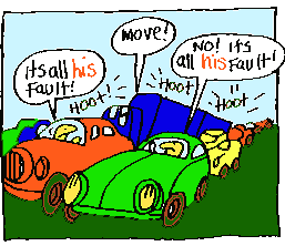 driving fast means you get to traffic jams faster