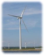 Wind turbines in Denmark. Image from Wikipedia