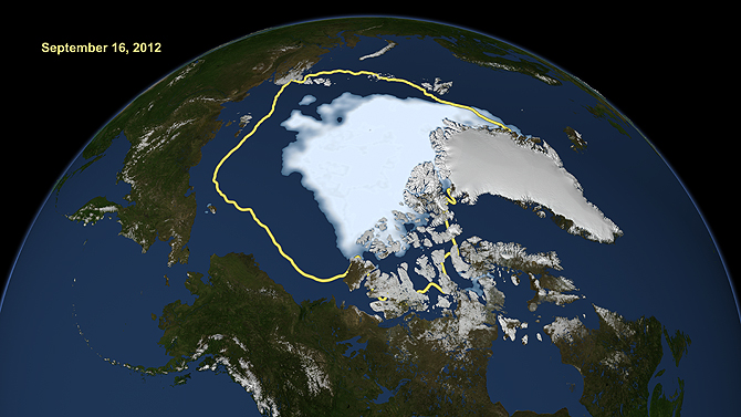 Arctic sea ice (NASA)