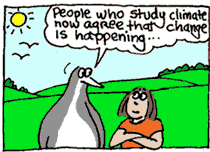 Climate change is real