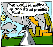 People are making the world too hot