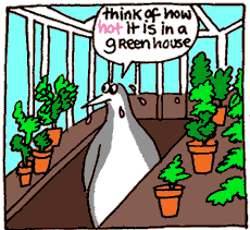 Phew! Greenhouses are hot!