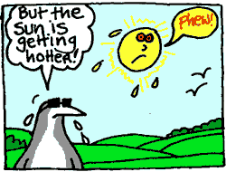 Hot sun