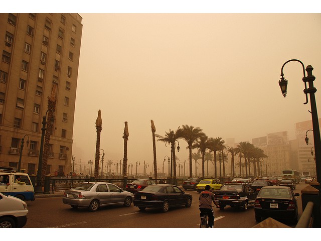Traffic and pollution, Cairo, Egypt [Kim Eun Yeul World Bank]